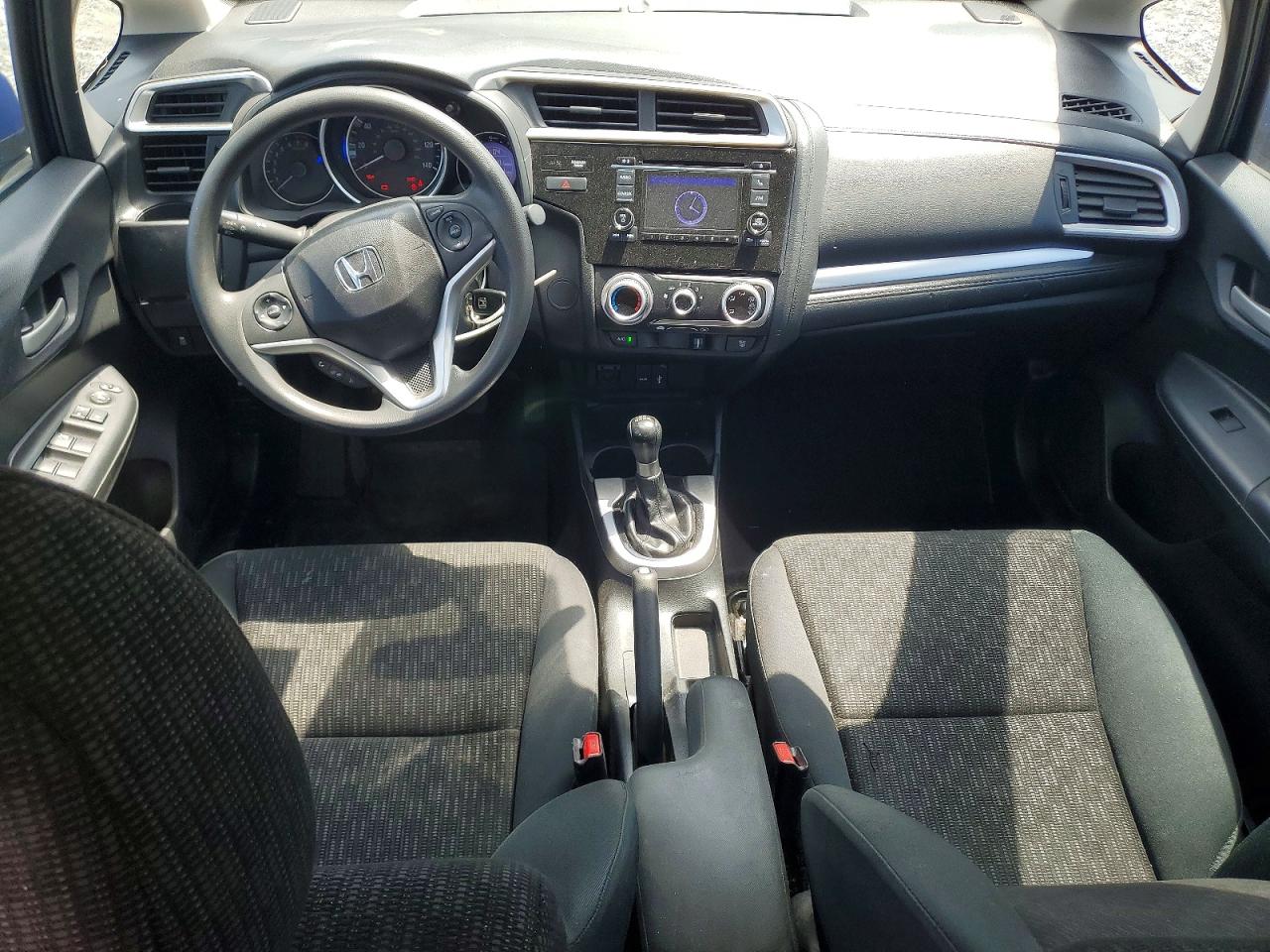 2015 Honda Fit Lx Blue vin: 3HGGK5G5XFM762007