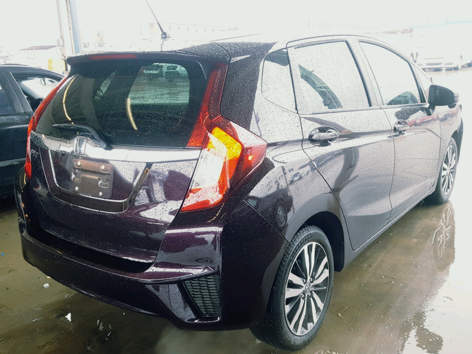 2017 Honda Fit Ex Фиолетовый vin: 3HGGK5G72HM707071