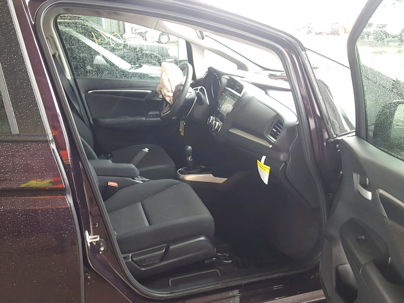 2017 Honda Fit Ex Фиолетовый vin: 3HGGK5G72HM707071