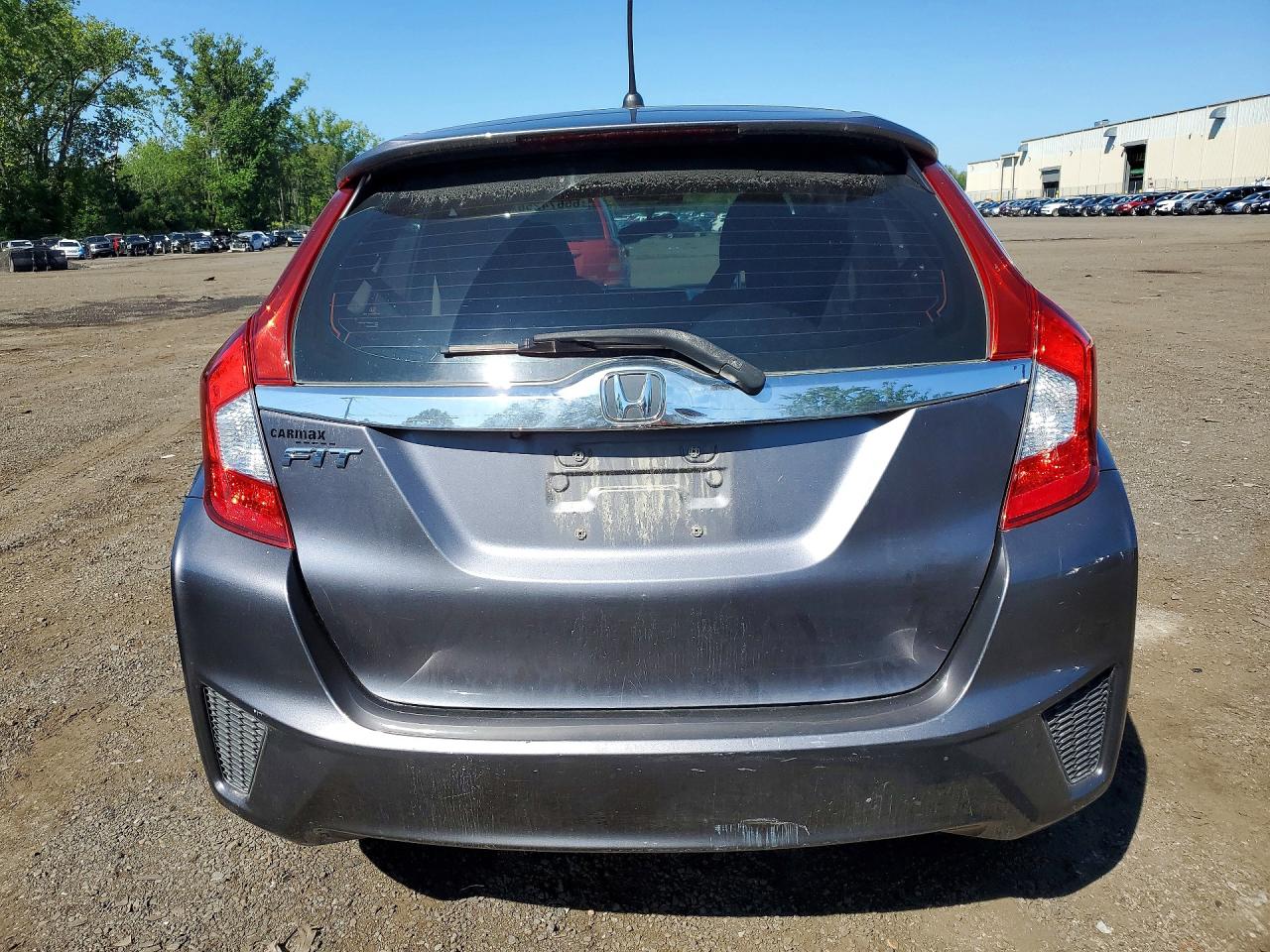 2015 Honda Fit Ex Gray vin: 3HGGK5G80FM708564