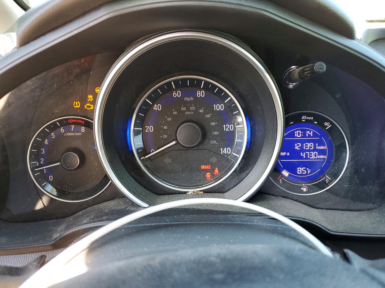 2015 Honda Fit Ex Gray vin: 3HGGK5G80FM708564
