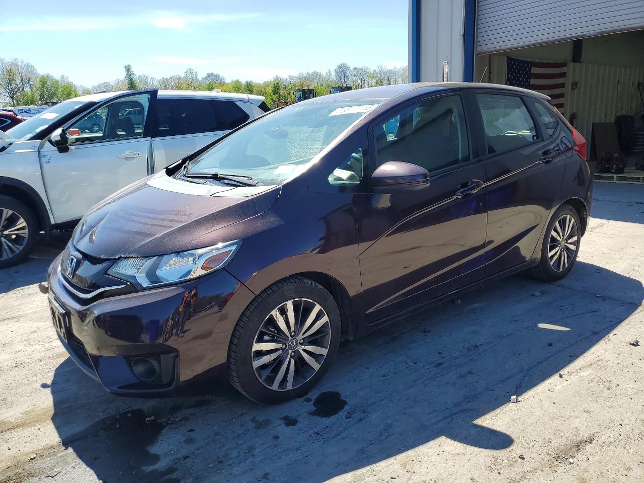 2015 Honda Fit Ex Purple vin: 3HGGK5G80FM745047