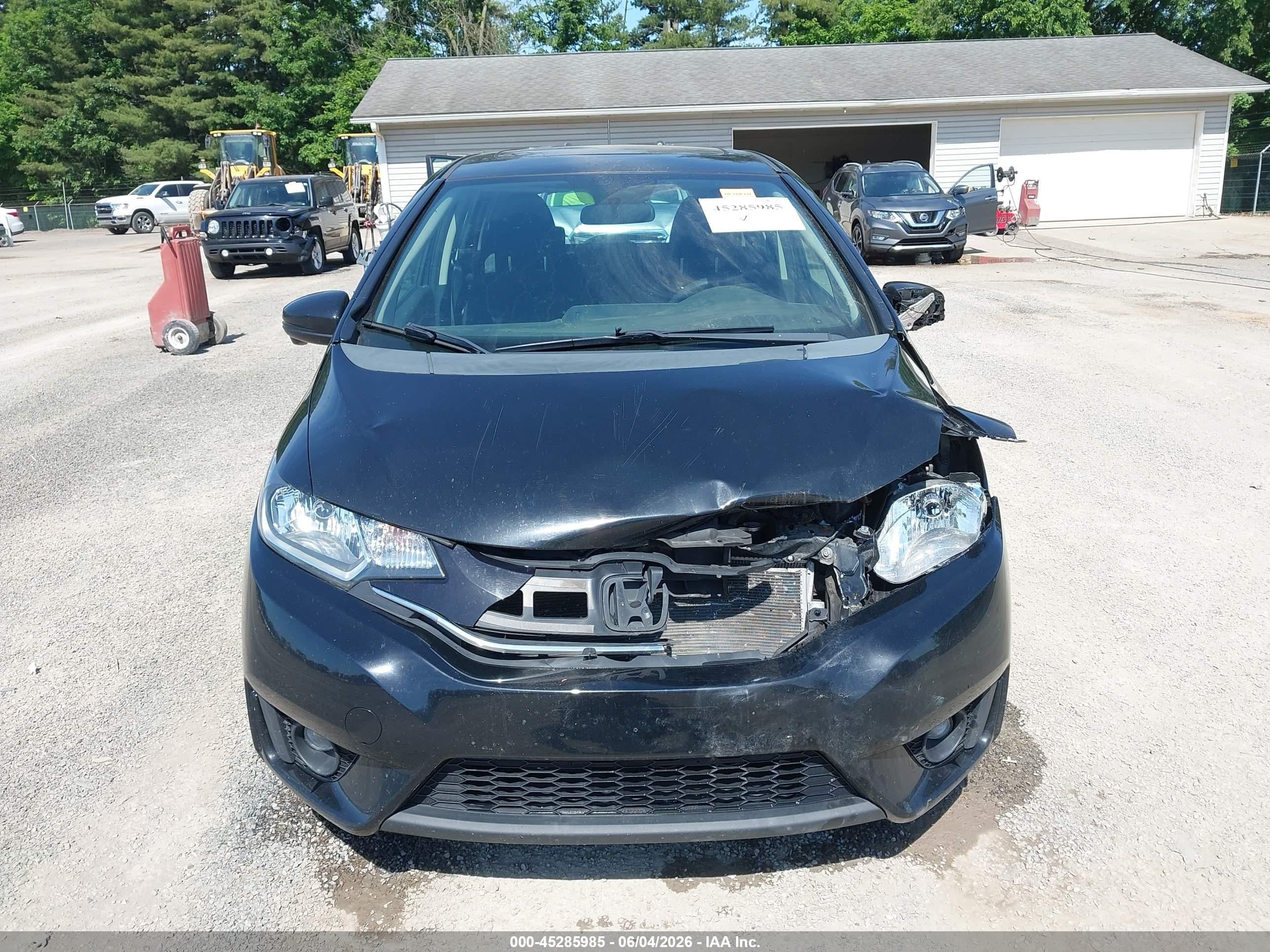 2015 Honda Fit Ex Black vin: 3HGGK5G81FM708153