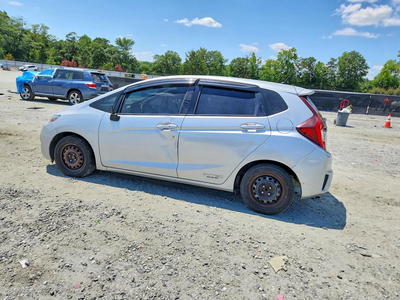 2015 Honda Fit Ex White vin: 3HGGK5G83FM718182
