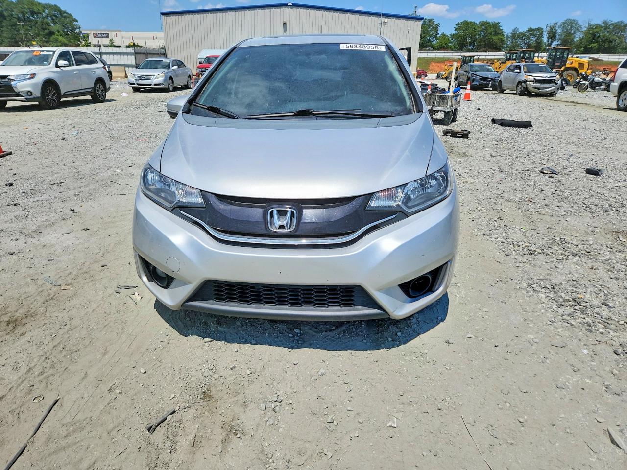 2015 Honda Fit Ex White vin: 3HGGK5G83FM718182