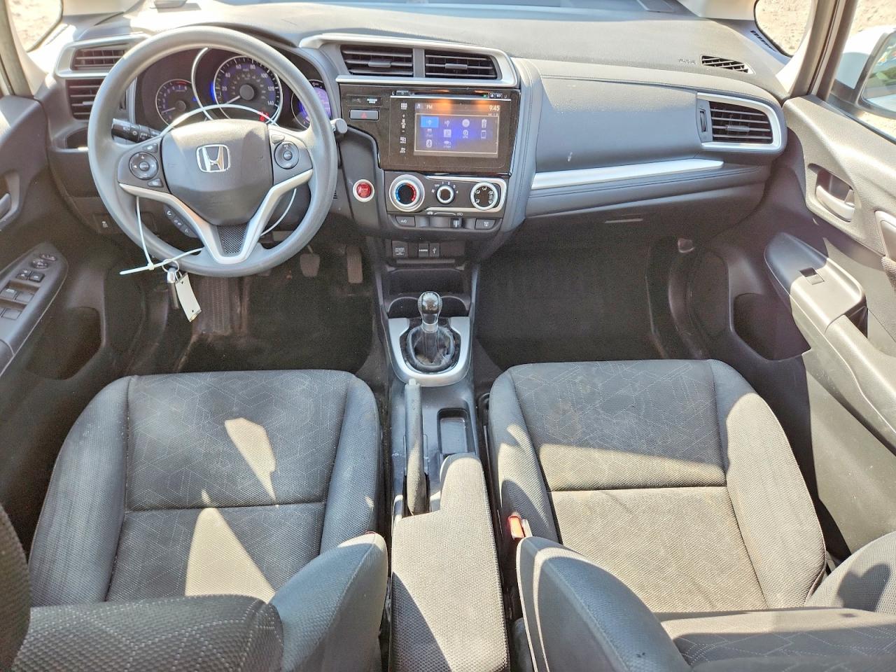 2015 Honda Fit Ex White vin: 3HGGK5G83FM733877