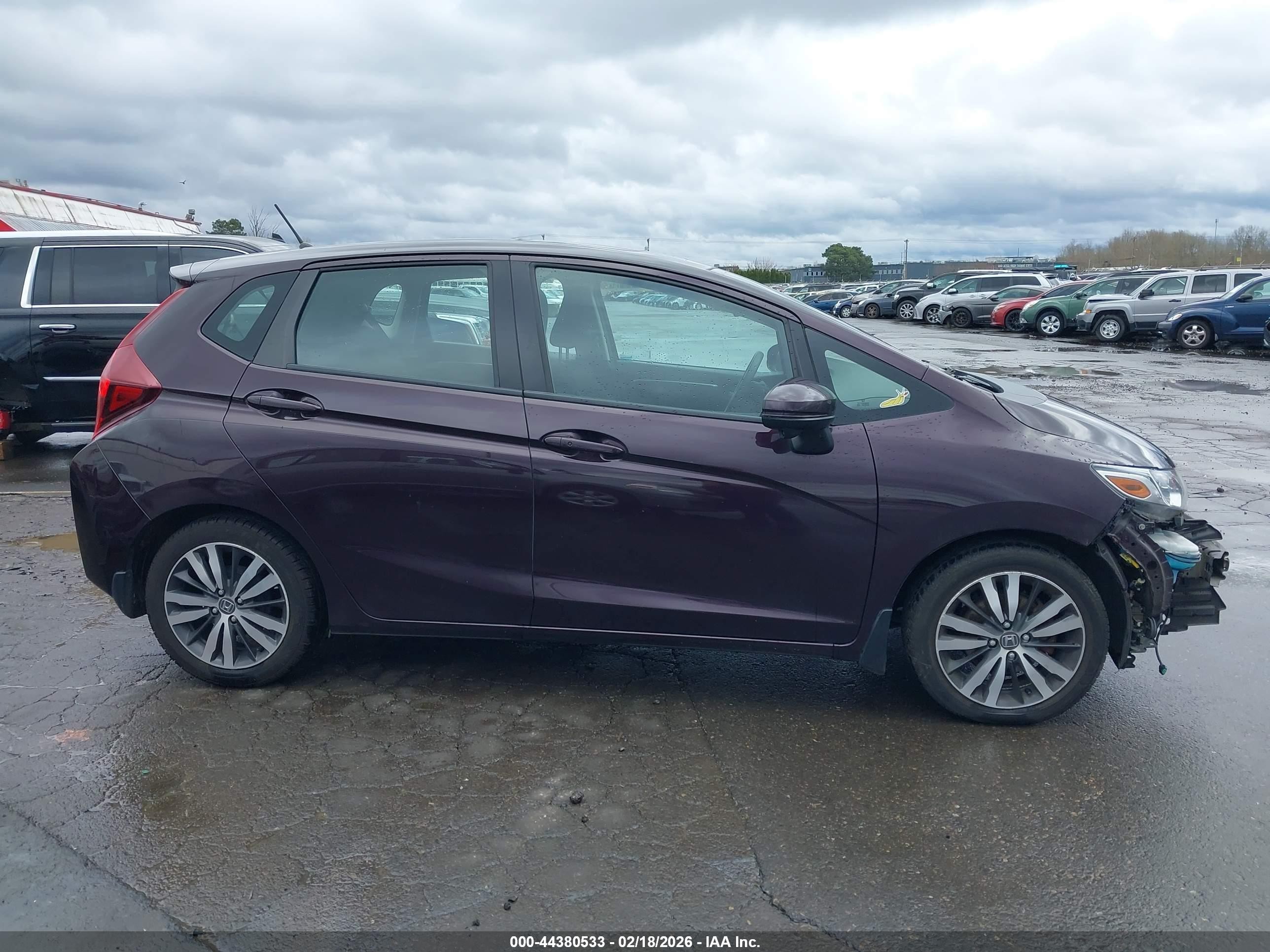 2015 Honda Fit Ex Purple vin: 3HGGK5G83FM741624