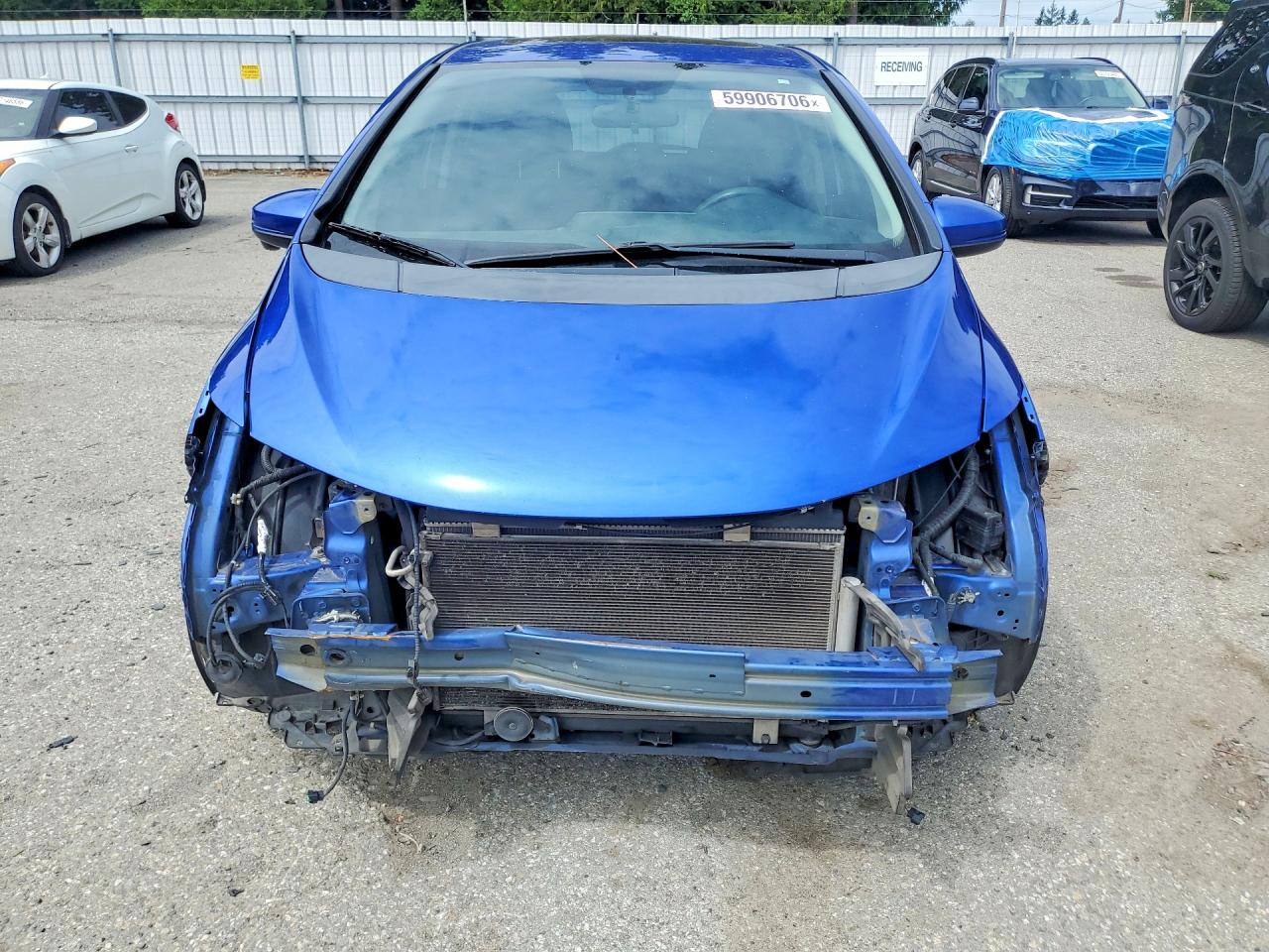 2015 Honda Fit Ex Blue vin: 3HGGK5G84FM731166