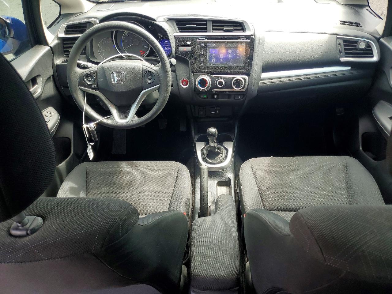 2015 Honda Fit Ex Blue vin: 3HGGK5G84FM731166