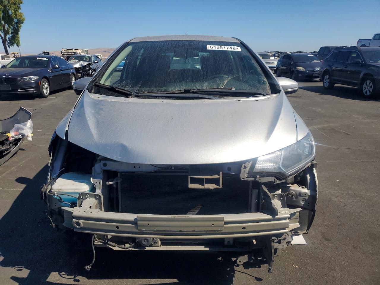 2015 Honda Fit Ex Silver vin: 3HGGK5G85FM721617