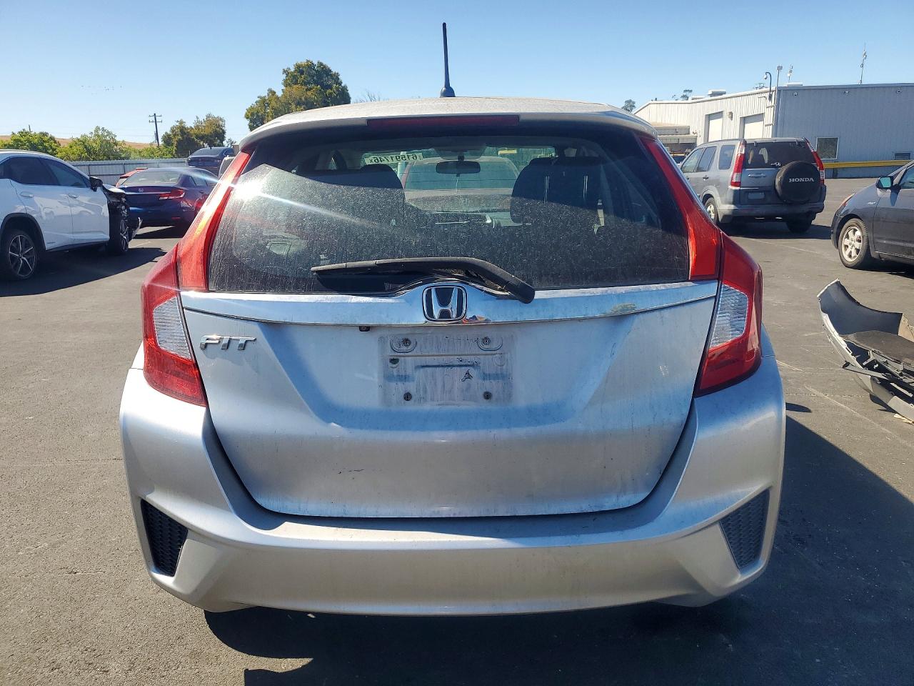 2015 Honda Fit Ex Silver vin: 3HGGK5G85FM721617