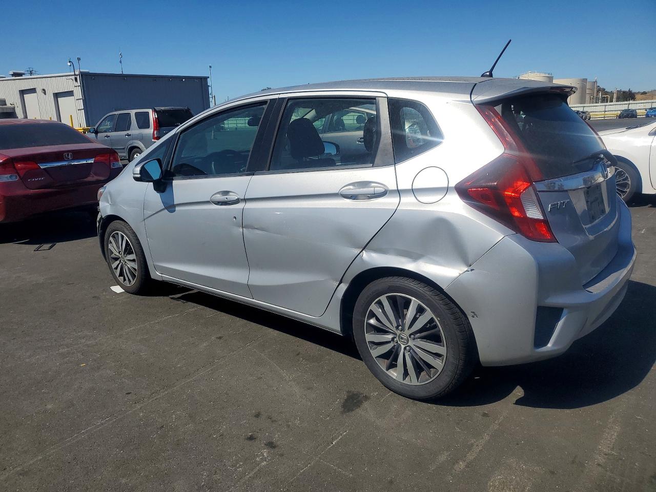 2015 Honda Fit Ex Silver vin: 3HGGK5G85FM721617