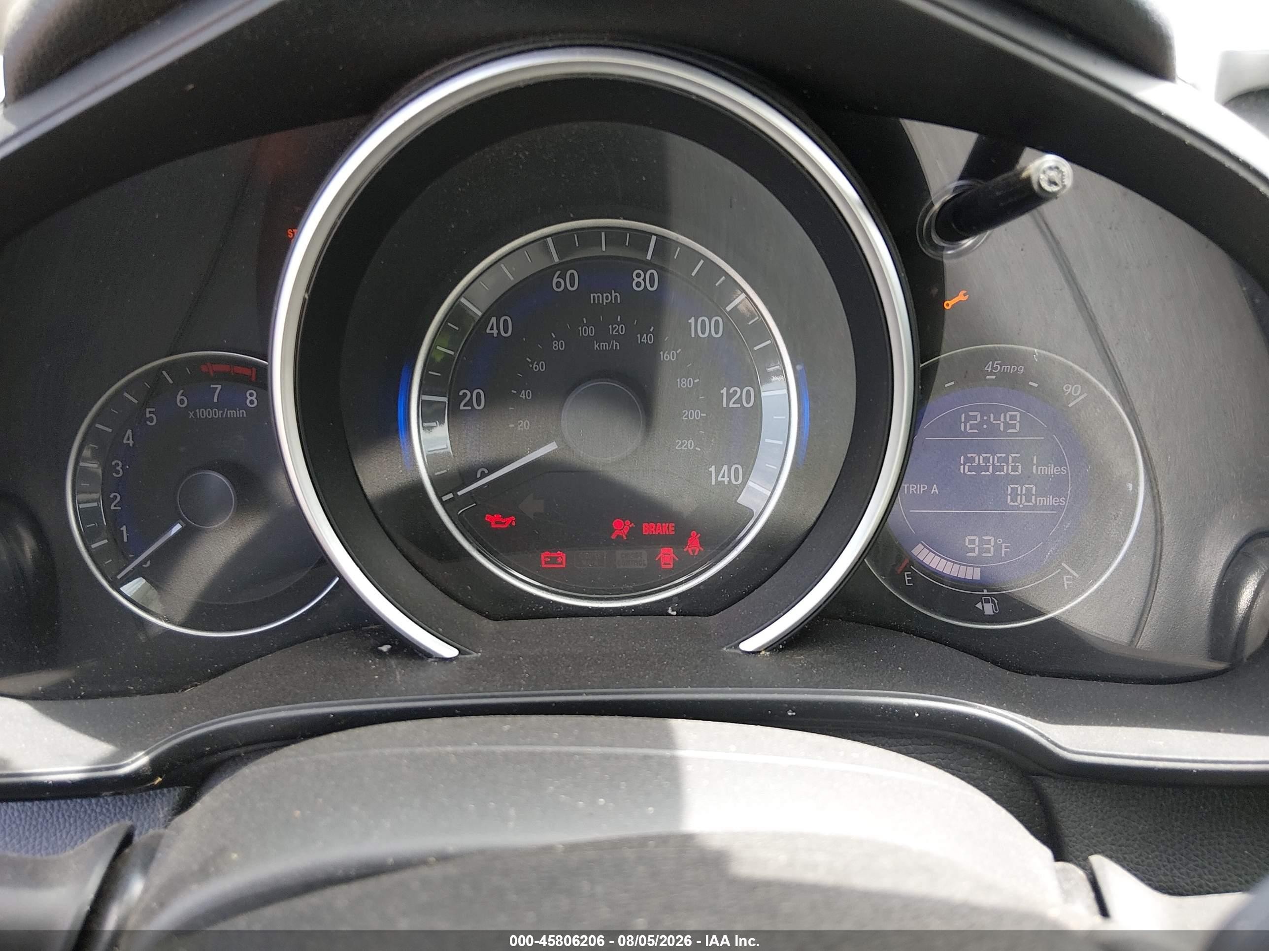 2015 Honda Fit Ex Blue vin: 3HGGK5G85FM726106