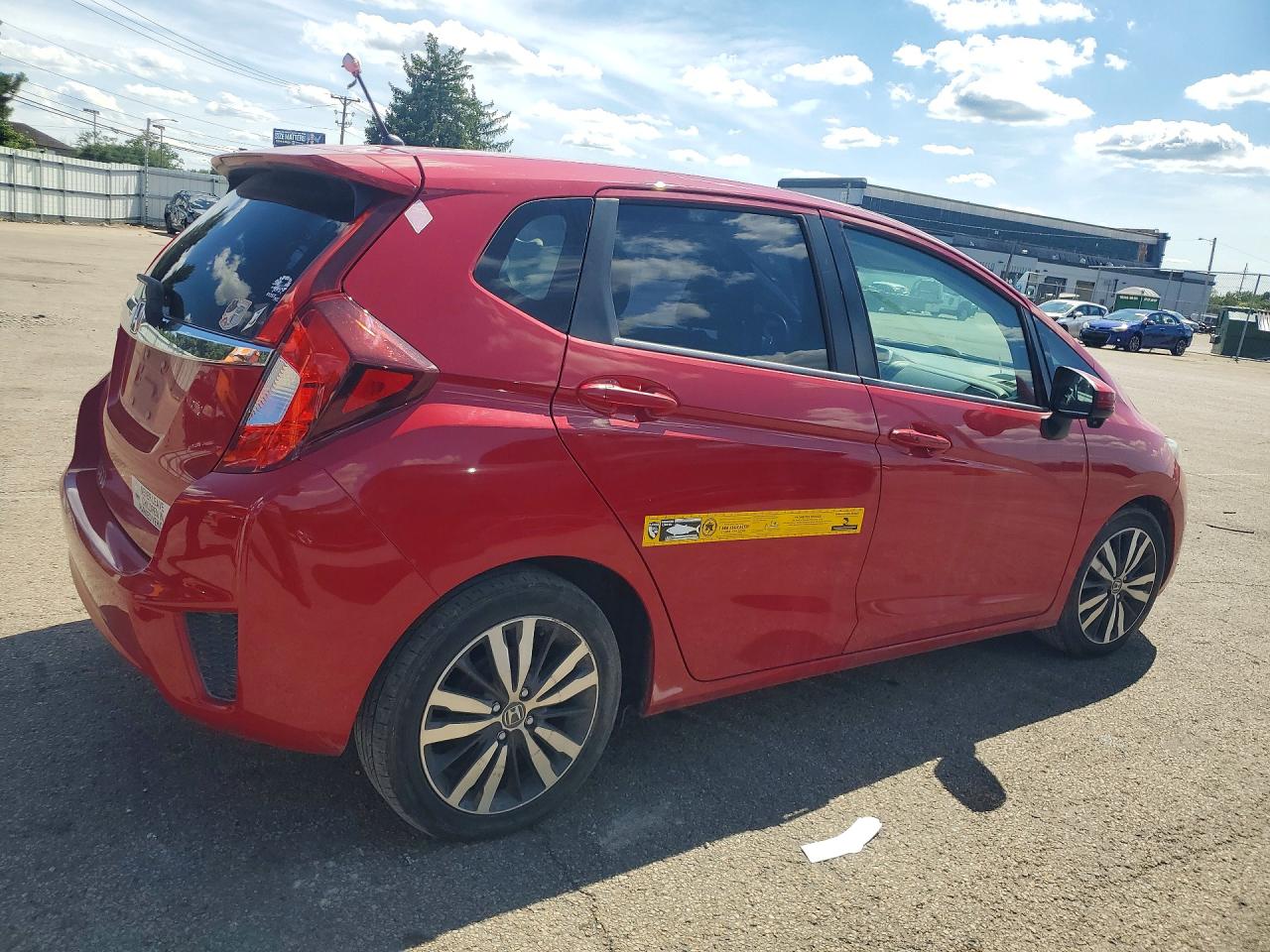 2015 Honda Fit Ex/exl Red vin: 3HGGK5G86FM720590