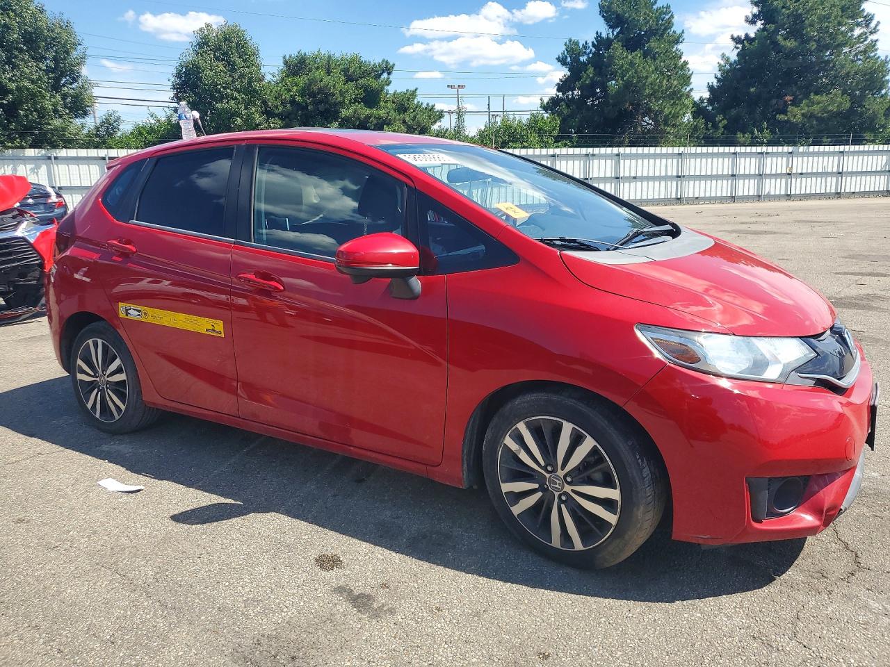 2015 Honda Fit Ex/exl Red vin: 3HGGK5G86FM720590