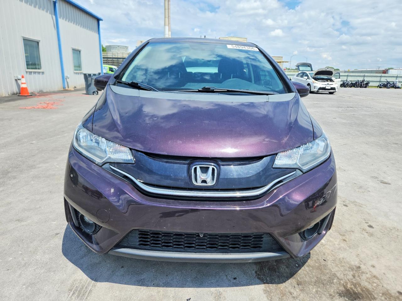 2015 Honda Fit Ex Purple vin: 3HGGK5G86FM725322