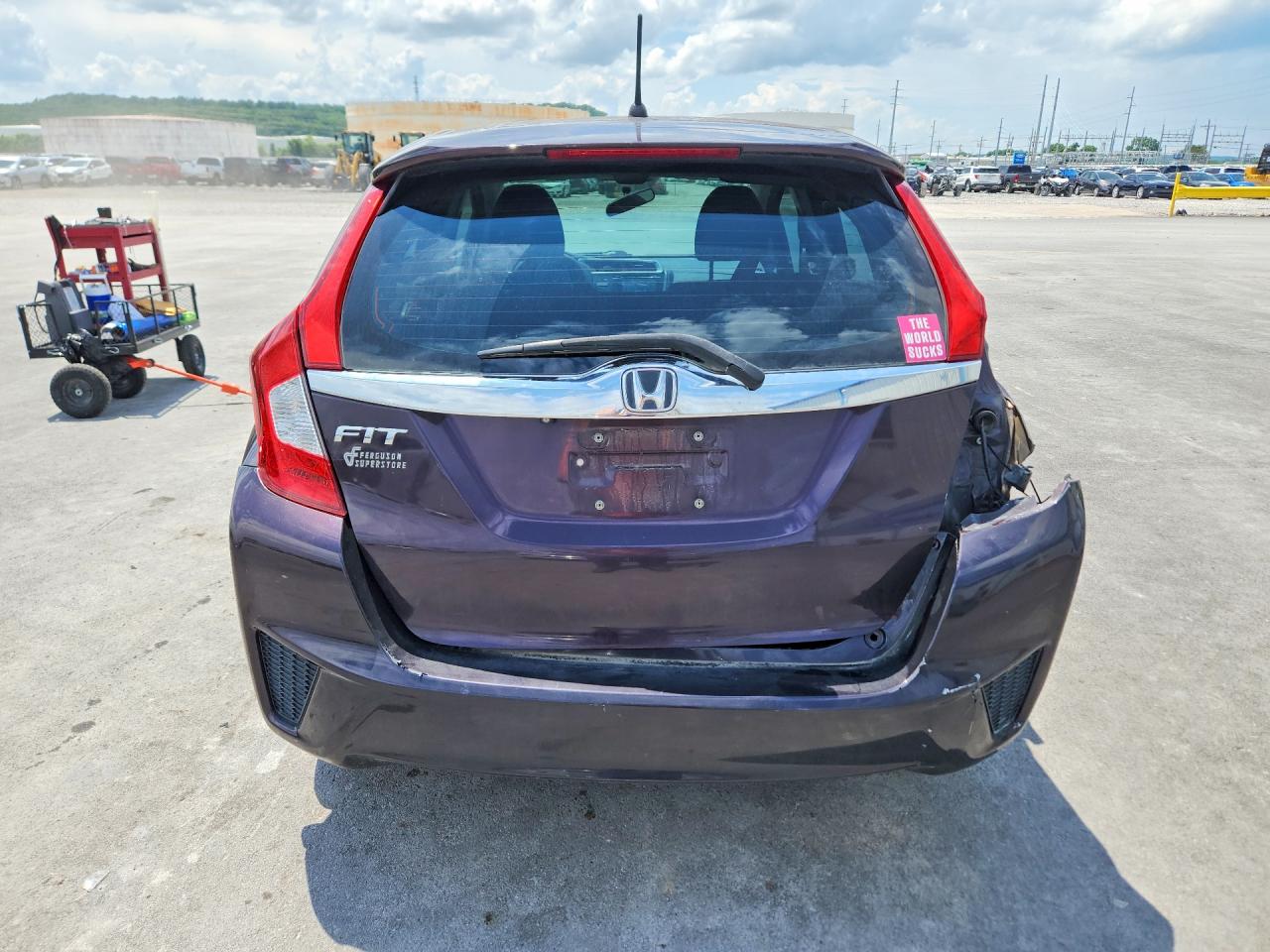2015 Honda Fit Ex Purple vin: 3HGGK5G86FM725322
