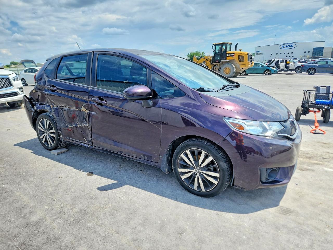 2015 Honda Fit Ex Purple vin: 3HGGK5G86FM725322