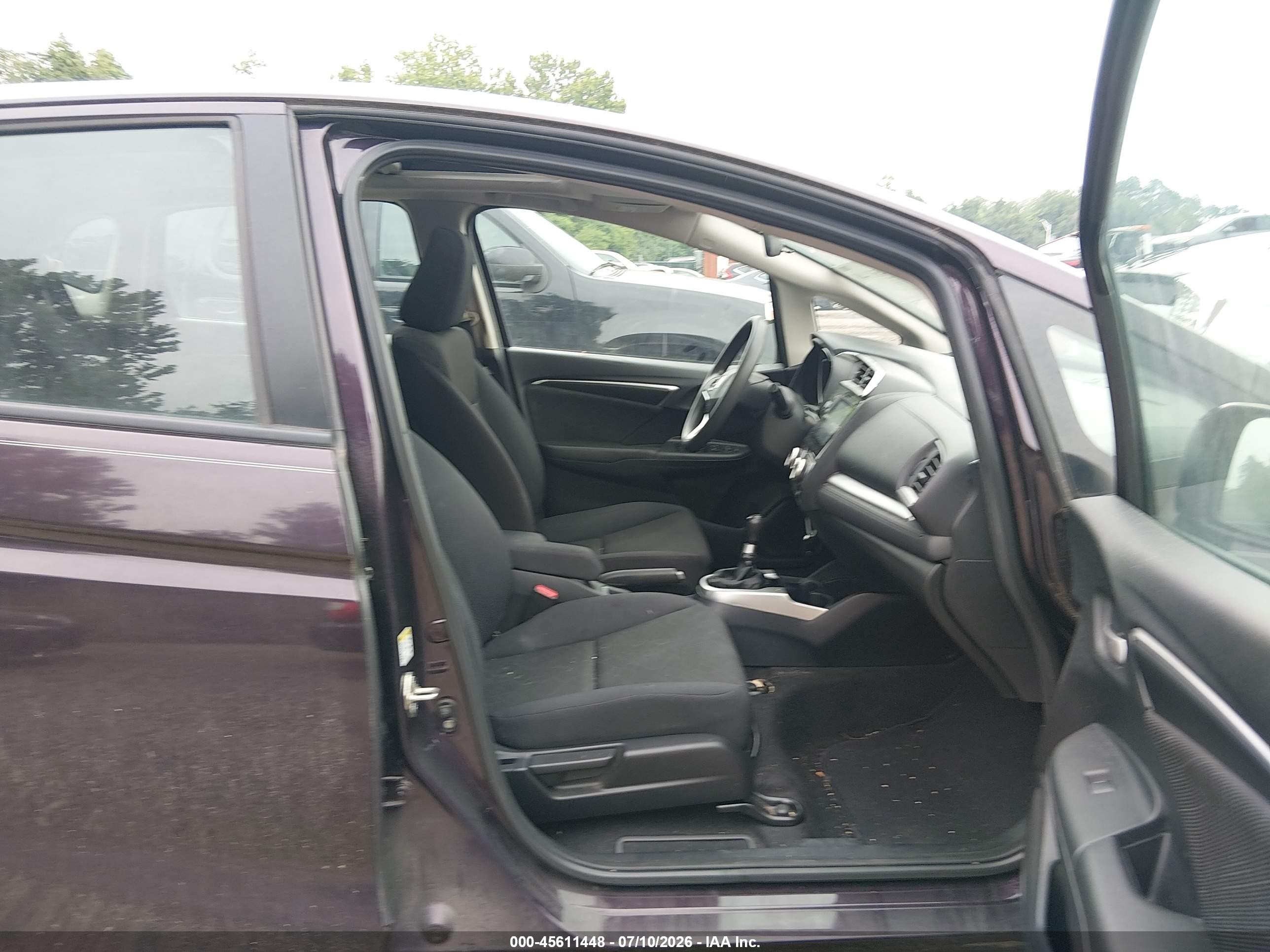 2015 Honda Fit Ex Purple vin: 3HGGK5G86FM745098