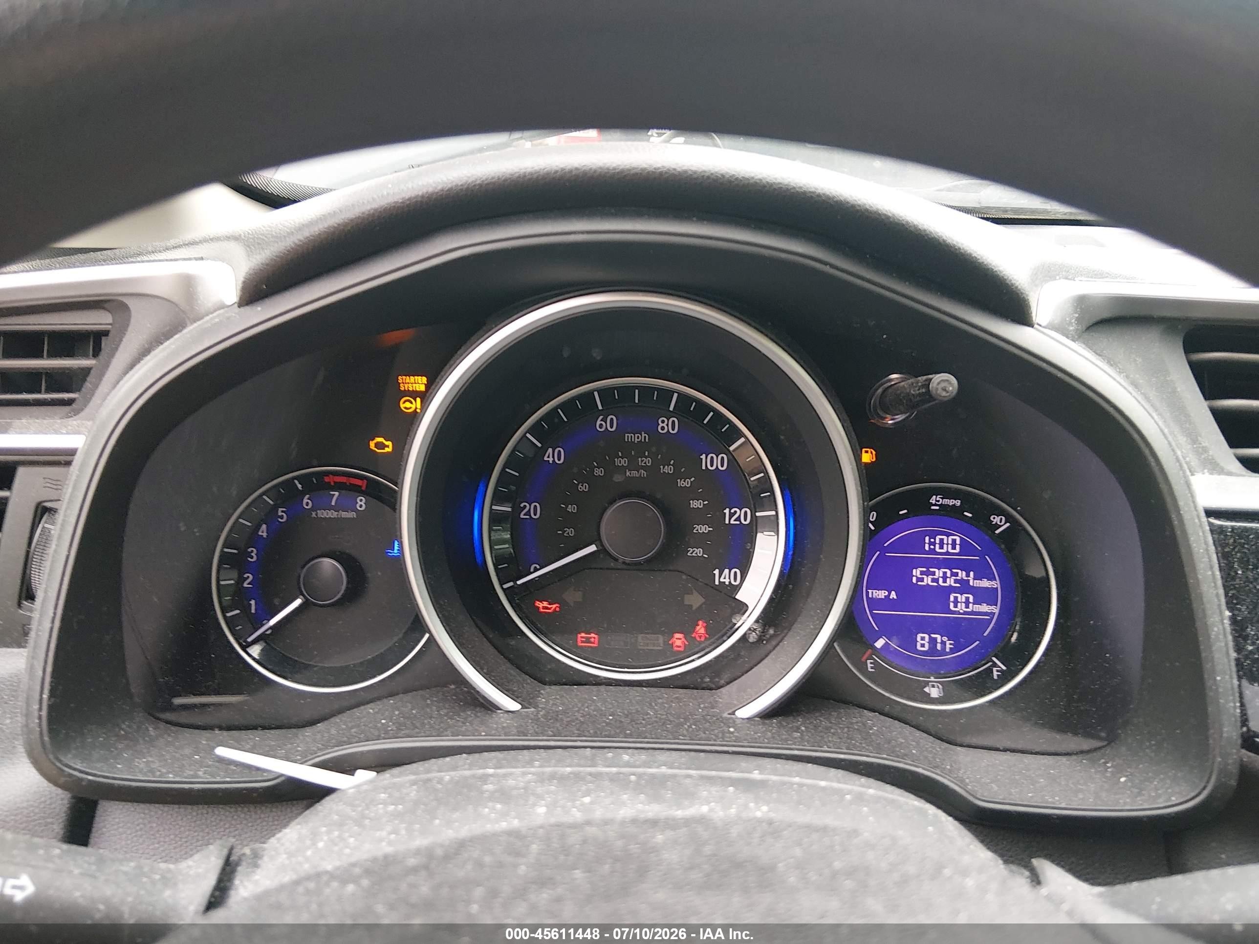 2015 Honda Fit Ex Purple vin: 3HGGK5G86FM745098