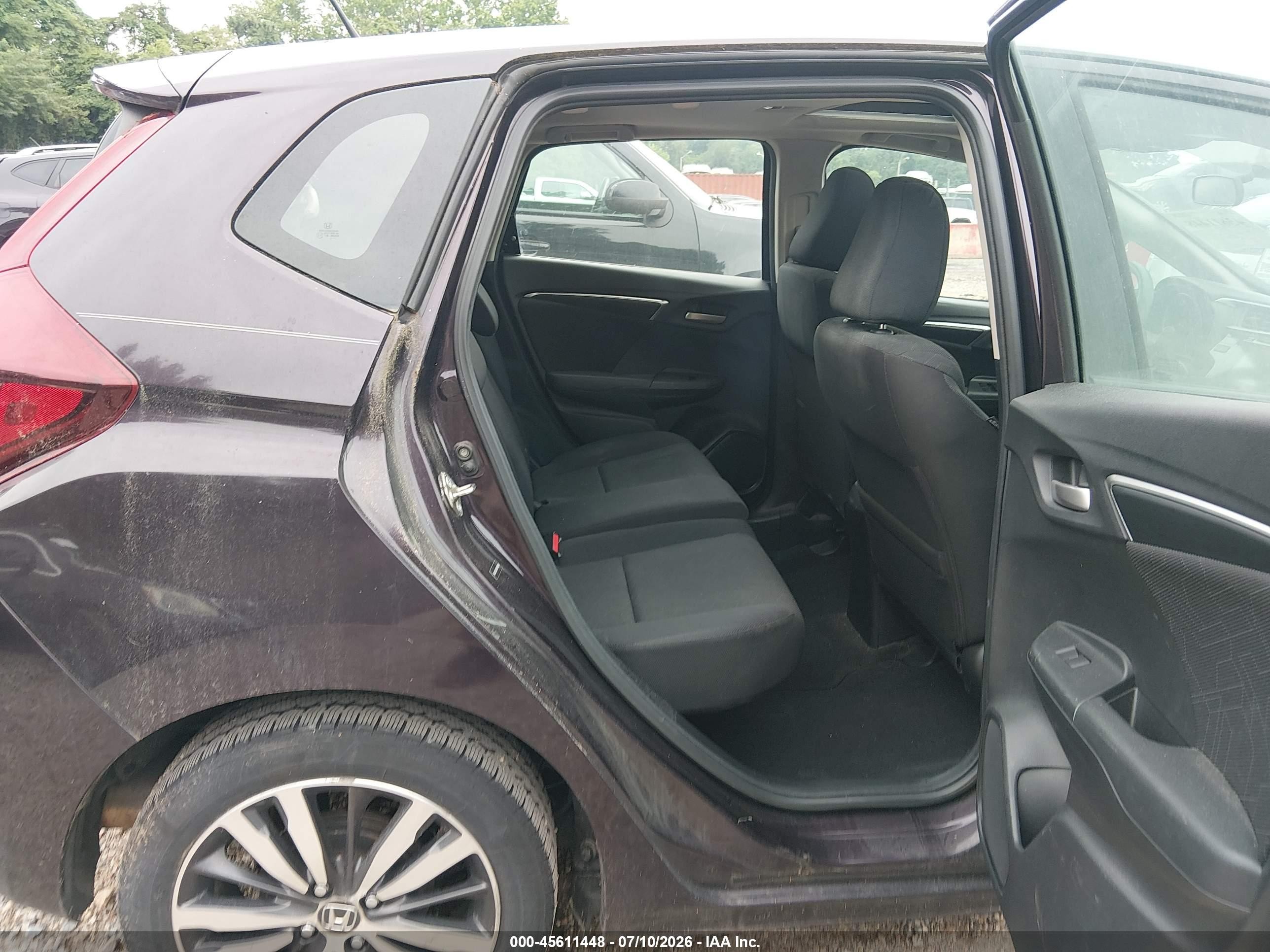2015 Honda Fit Ex Purple vin: 3HGGK5G86FM745098