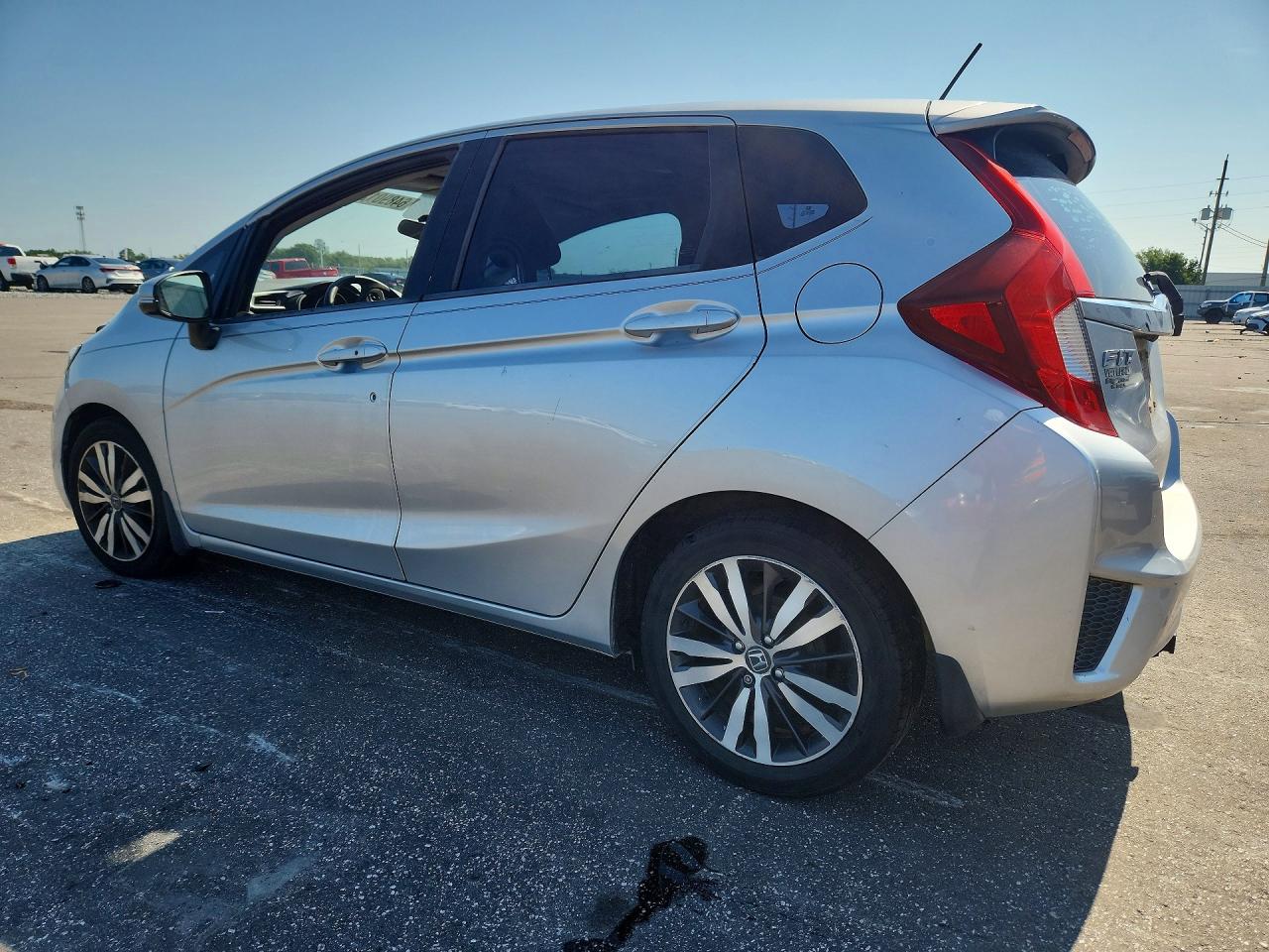 2015 Honda Fit Ex Silver vin: 3HGGK5G89FM731146