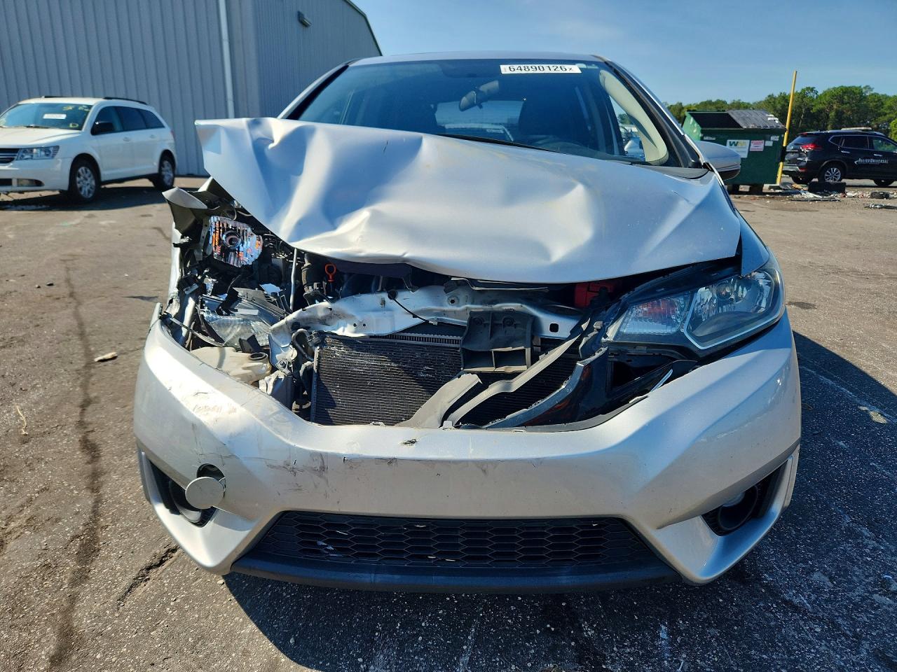 2015 Honda Fit Ex Silver vin: 3HGGK5G89FM731146