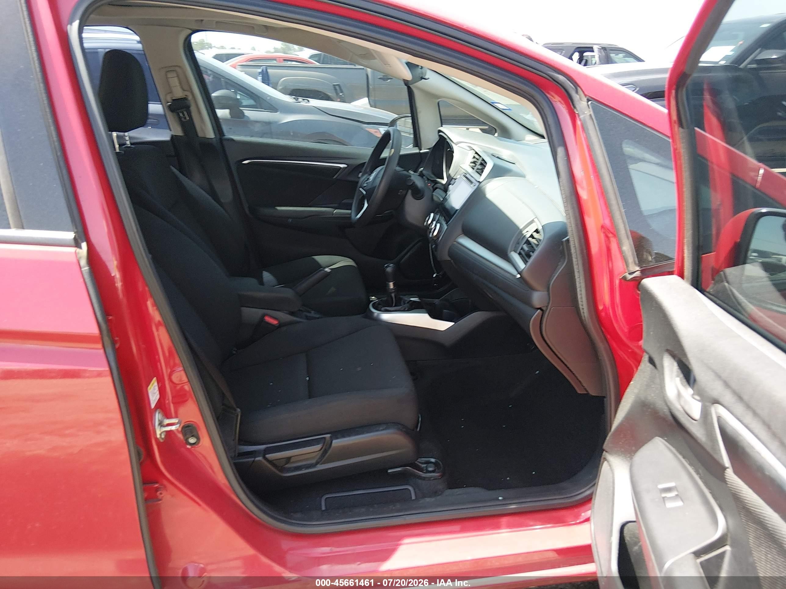 2015 Honda Fit Ex Red vin: 3HGGK5G89FM764924