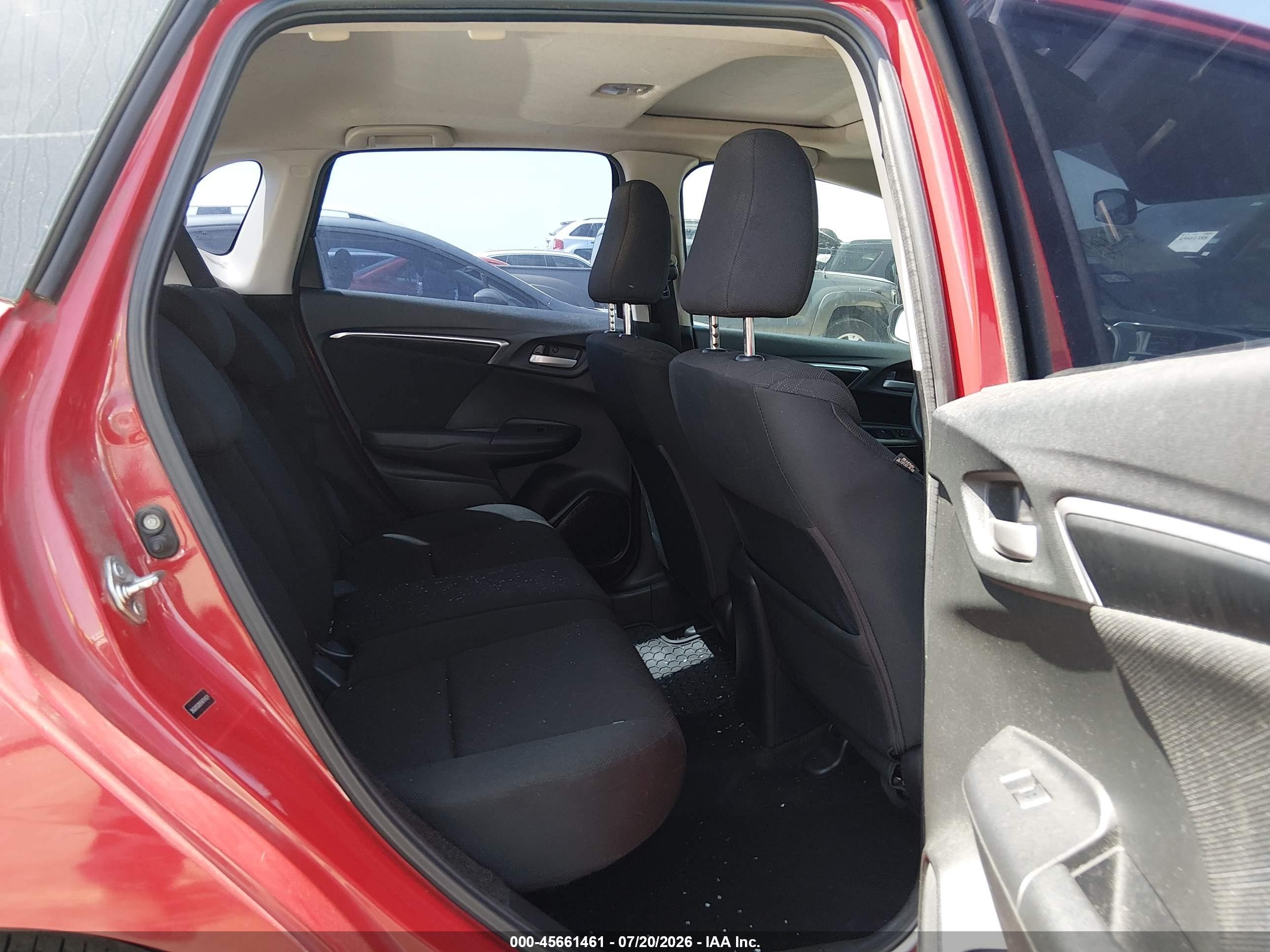 2015 Honda Fit Ex Red vin: 3HGGK5G89FM764924