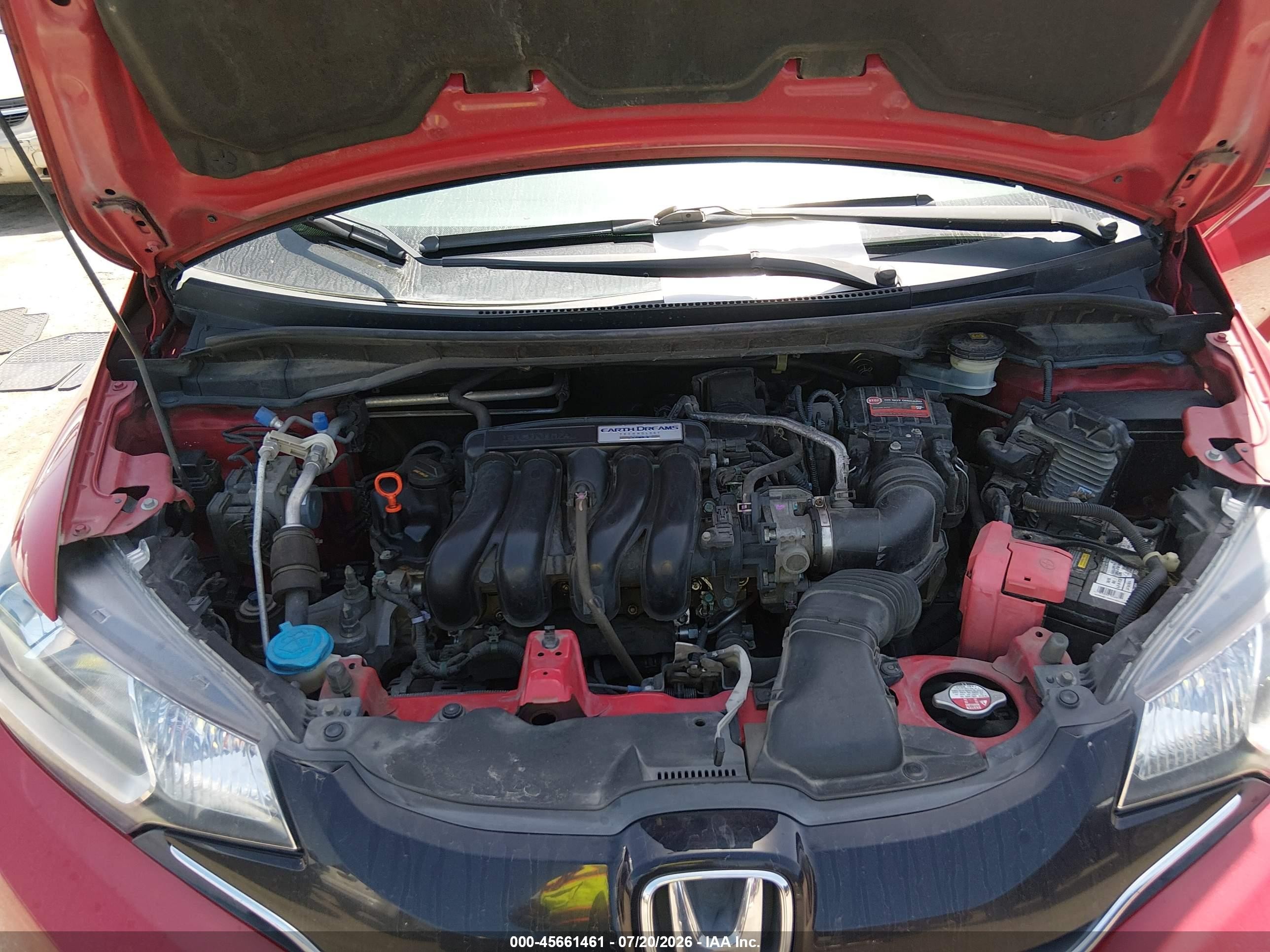 2015 Honda Fit Ex Red vin: 3HGGK5G89FM764924