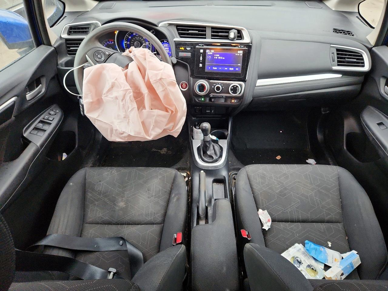 2015 Honda Fit Ex Синий vin: 3HGGK5G8XFM777682