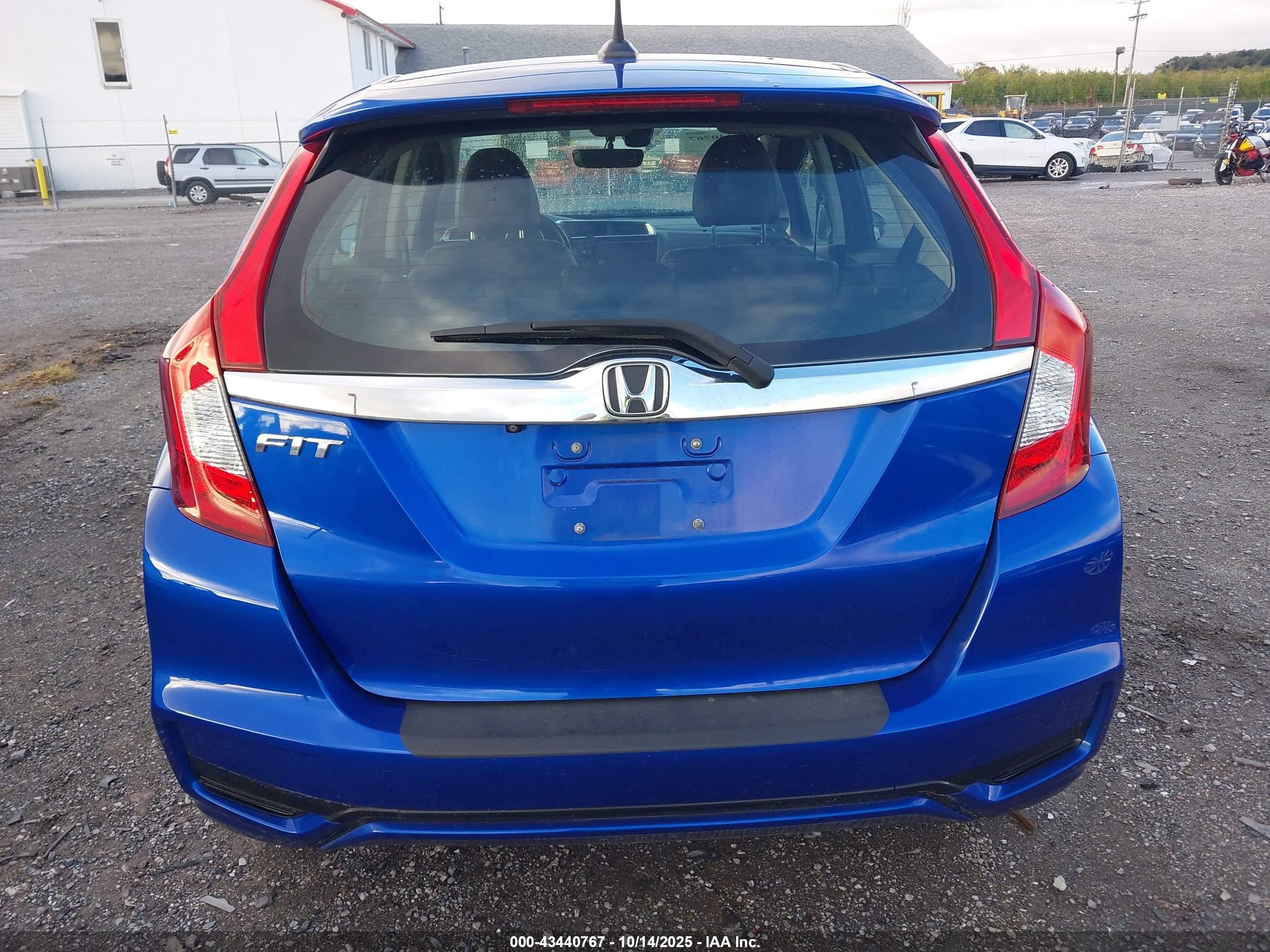 2018 Honda Fit Ex-l Blue vin: 3HGGK5H08JM710323