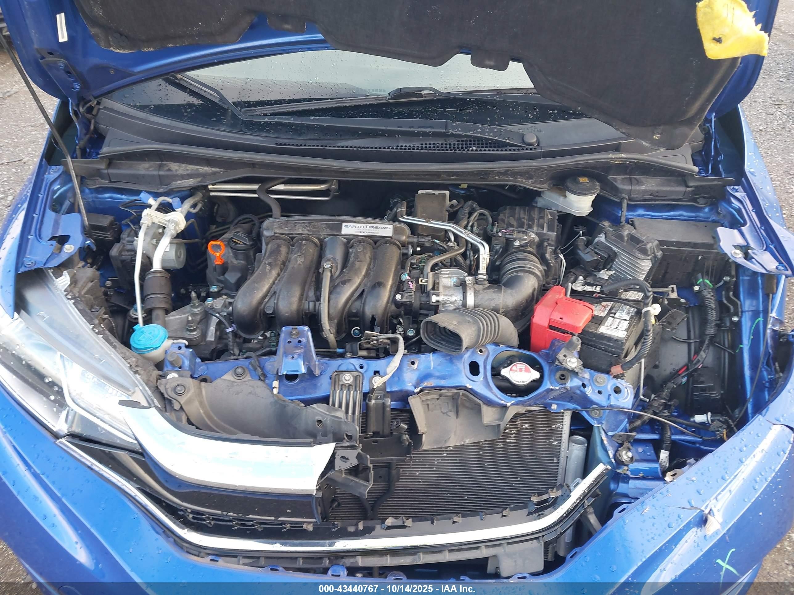 2018 Honda Fit Ex-l Blue vin: 3HGGK5H08JM710323