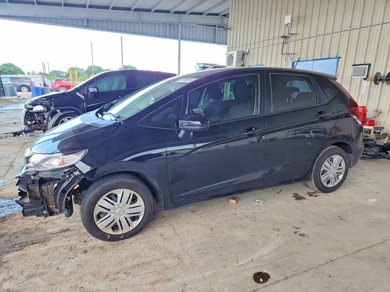2019 Honda Fit Lx Black vin: 3HGGK5H40KM706819