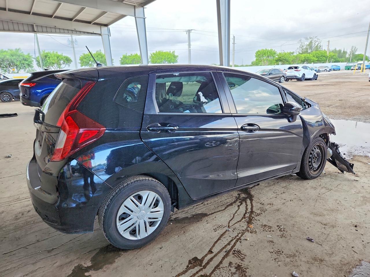 2019 Honda Fit Lx Black vin: 3HGGK5H40KM706819