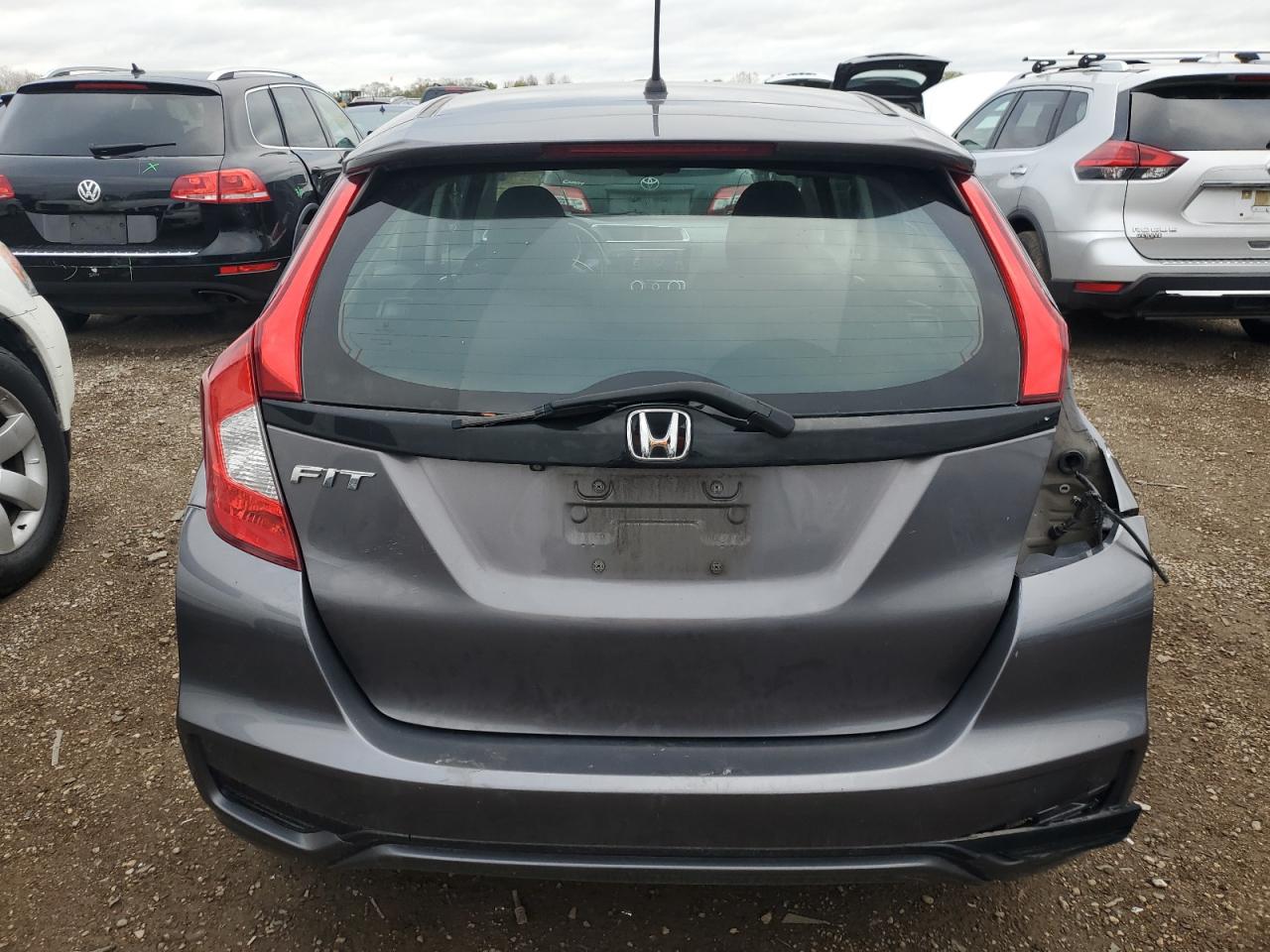 2018 Honda Fit Lx Серый vin: 3HGGK5H42JM727802