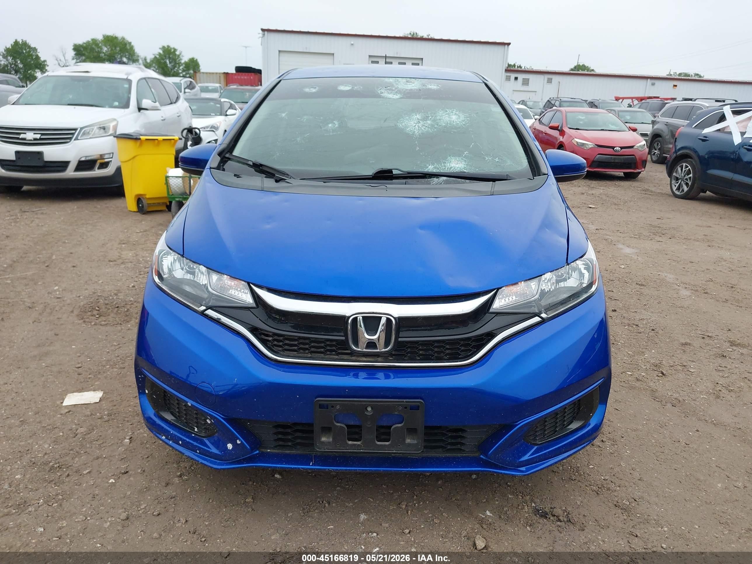 2019 Honda Fit Lx Синий vin: 3HGGK5H42KM751910