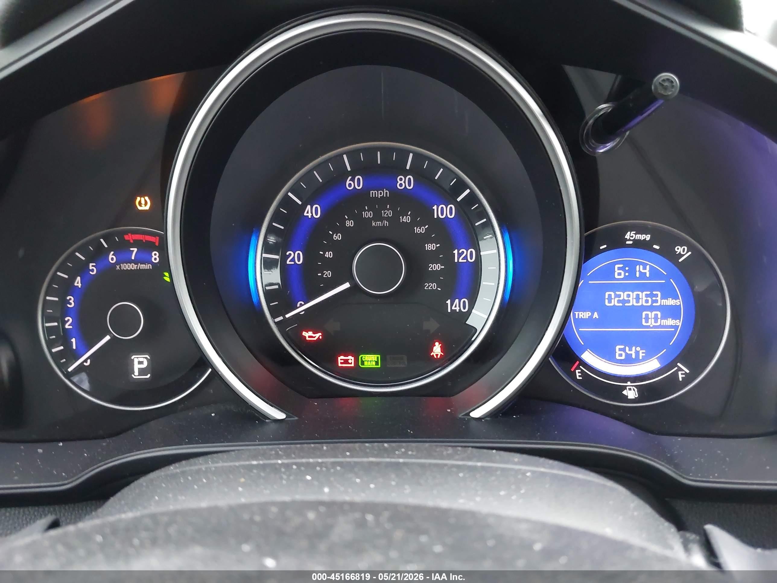 2019 Honda Fit Lx Синий vin: 3HGGK5H42KM751910