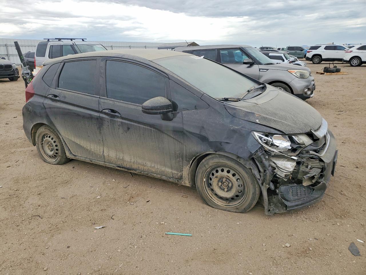 2020 Honda Fit Lx Черный vin: 3HGGK5H42LM720609