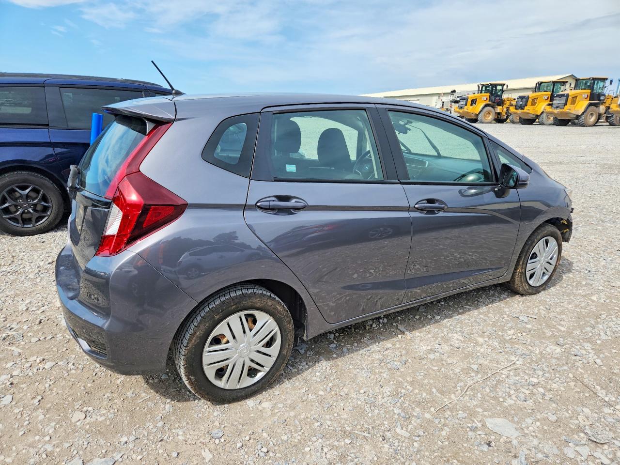 2019 Honda Fit Lx Gray vin: 3HGGK5H43KM703753