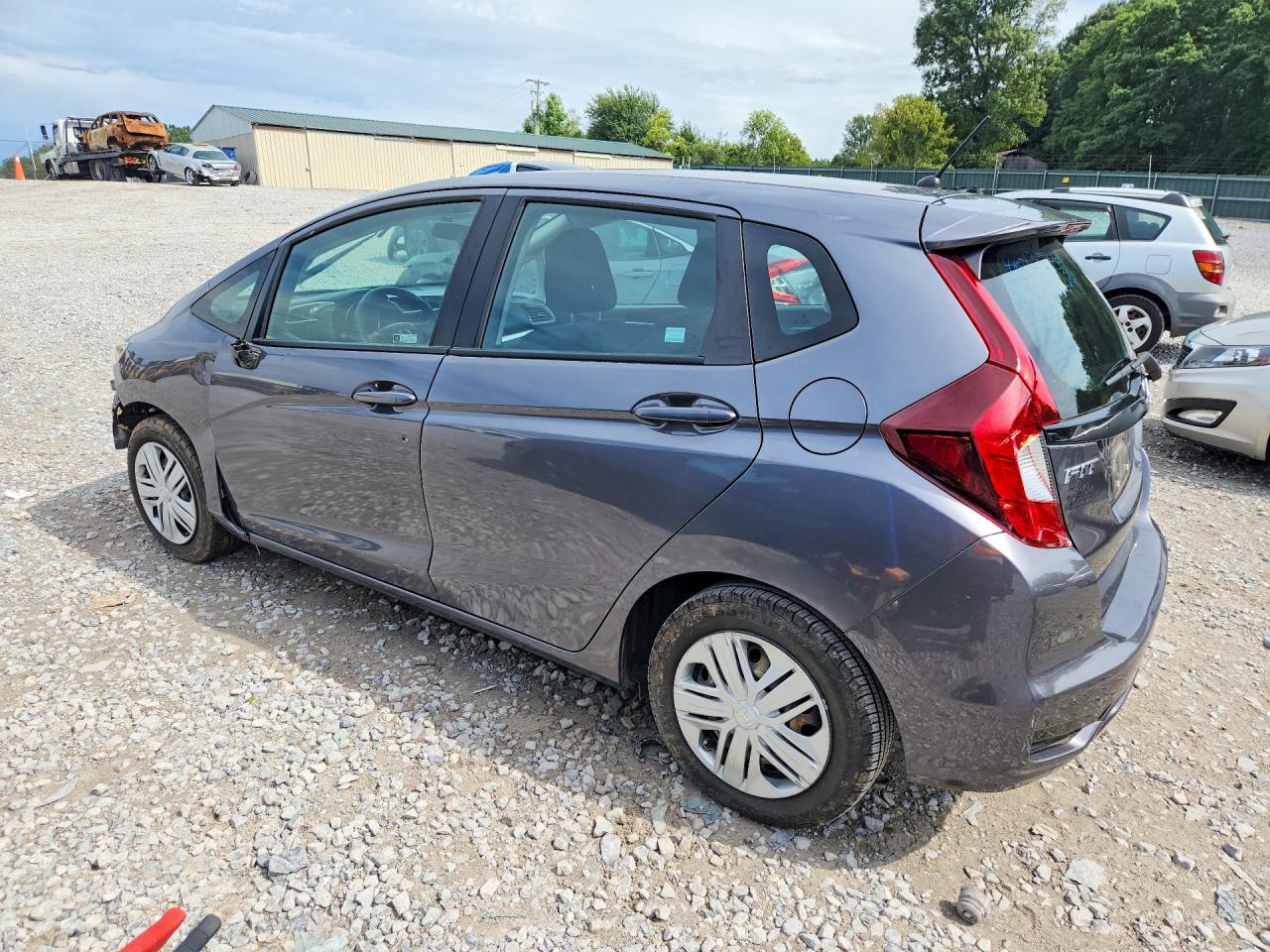 2019 Honda Fit Lx Gray vin: 3HGGK5H43KM703753