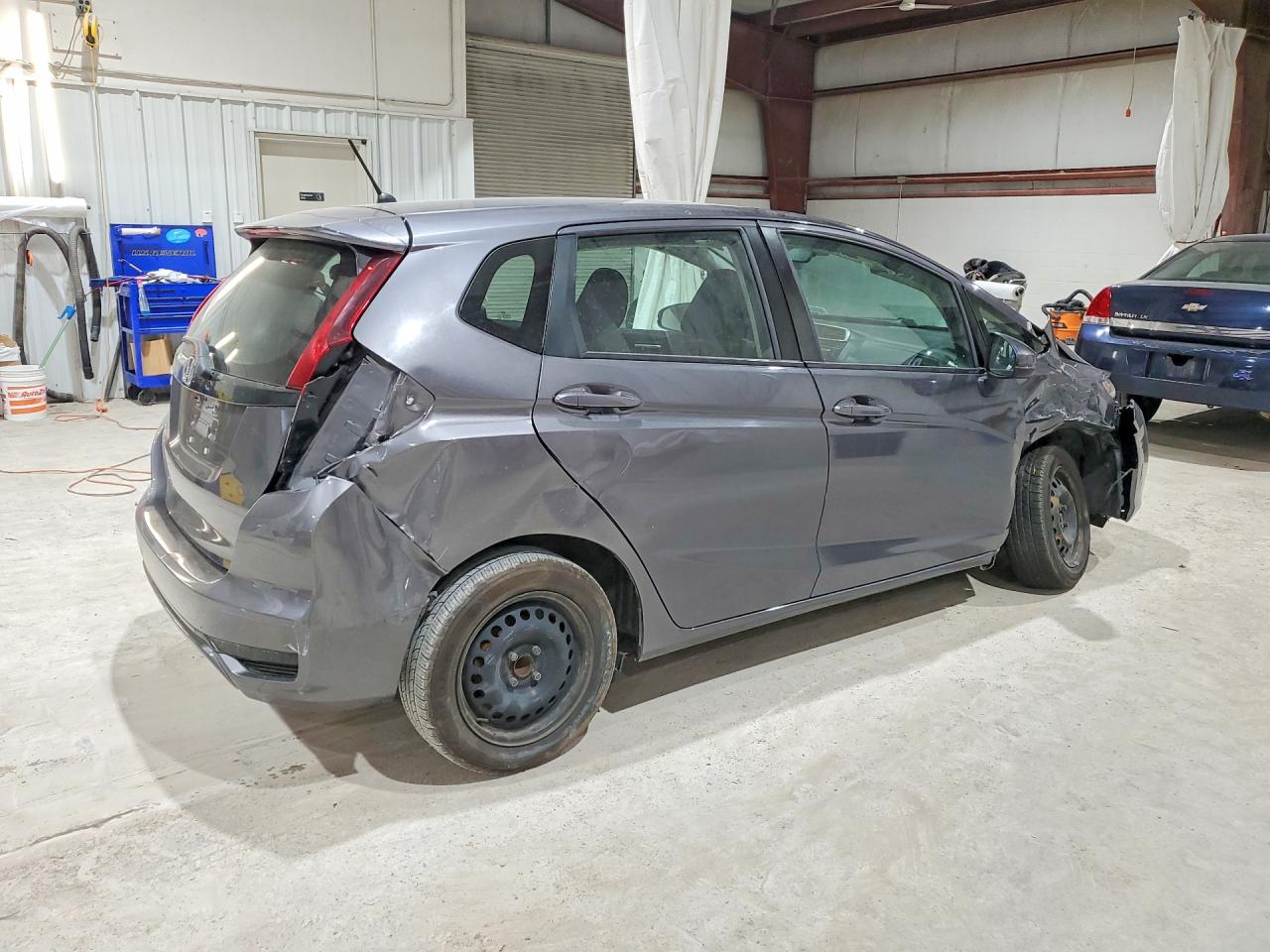 2020 Honda Fit Lx Gray vin: 3HGGK5H43LM723034