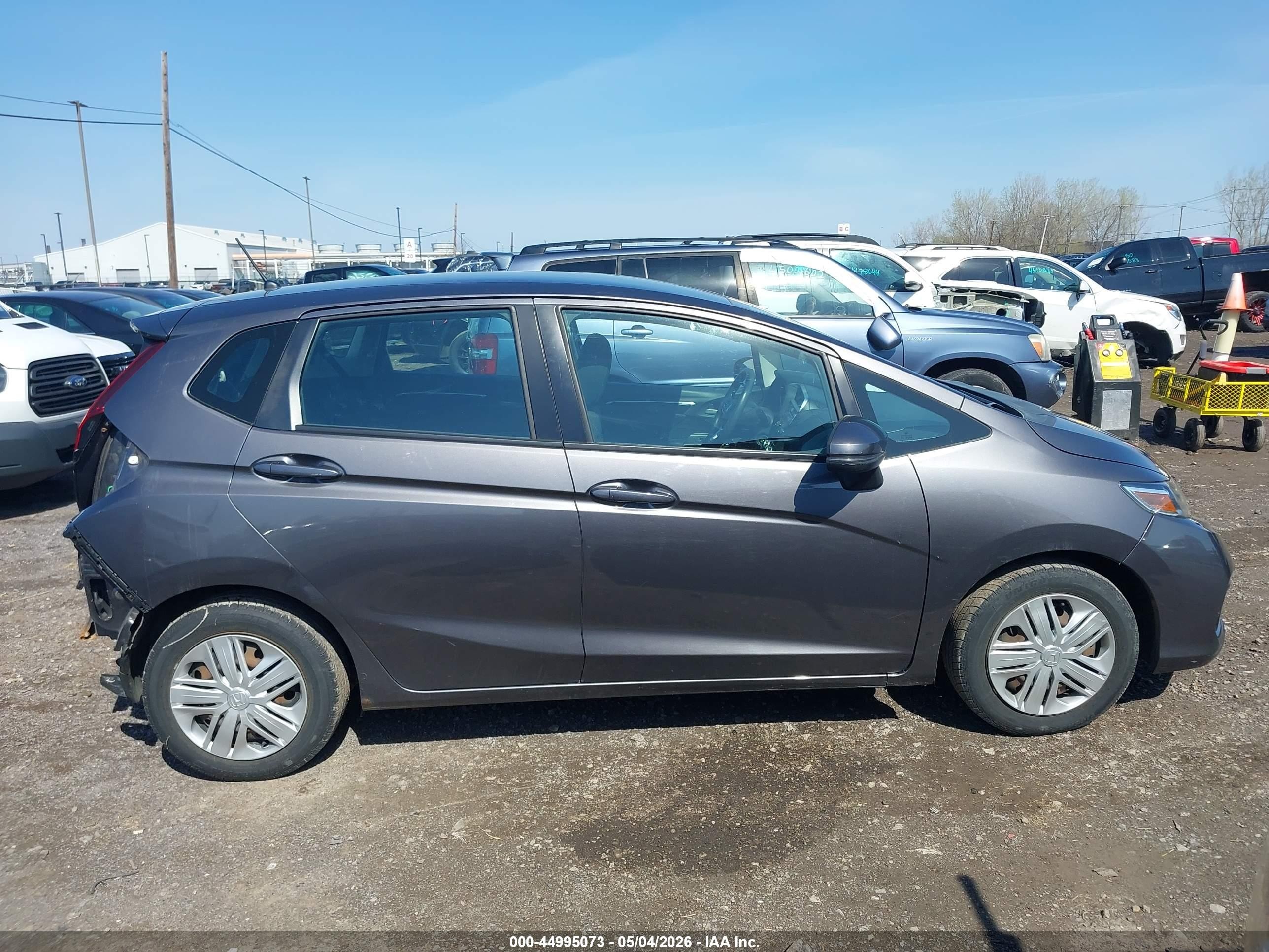 2019 Honda Fit Lx Серый vin: 3HGGK5H44KM715555