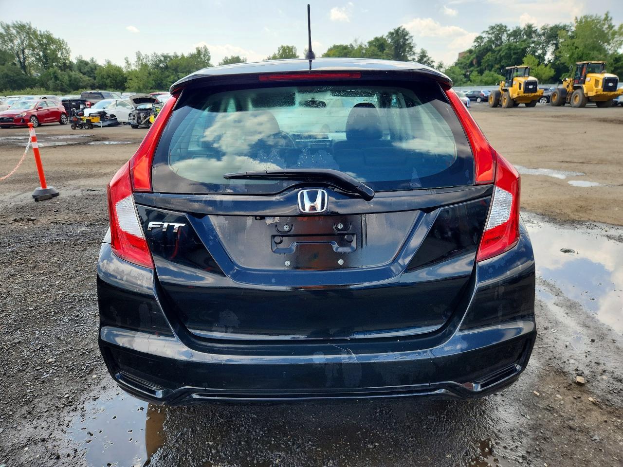 2019 Honda Fit Lx Black vin: 3HGGK5H44KM748197