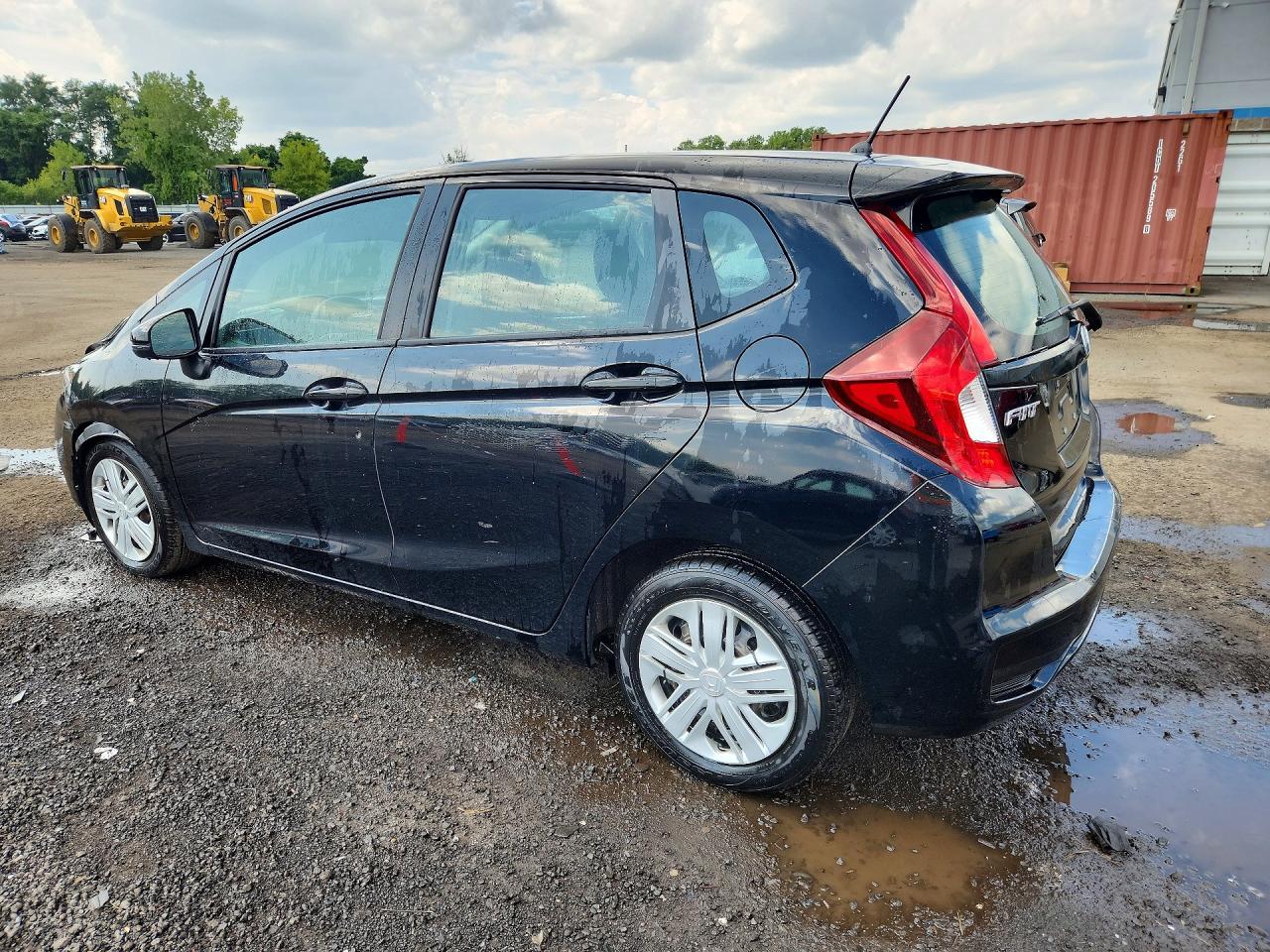 2019 Honda Fit Lx Black vin: 3HGGK5H44KM748197