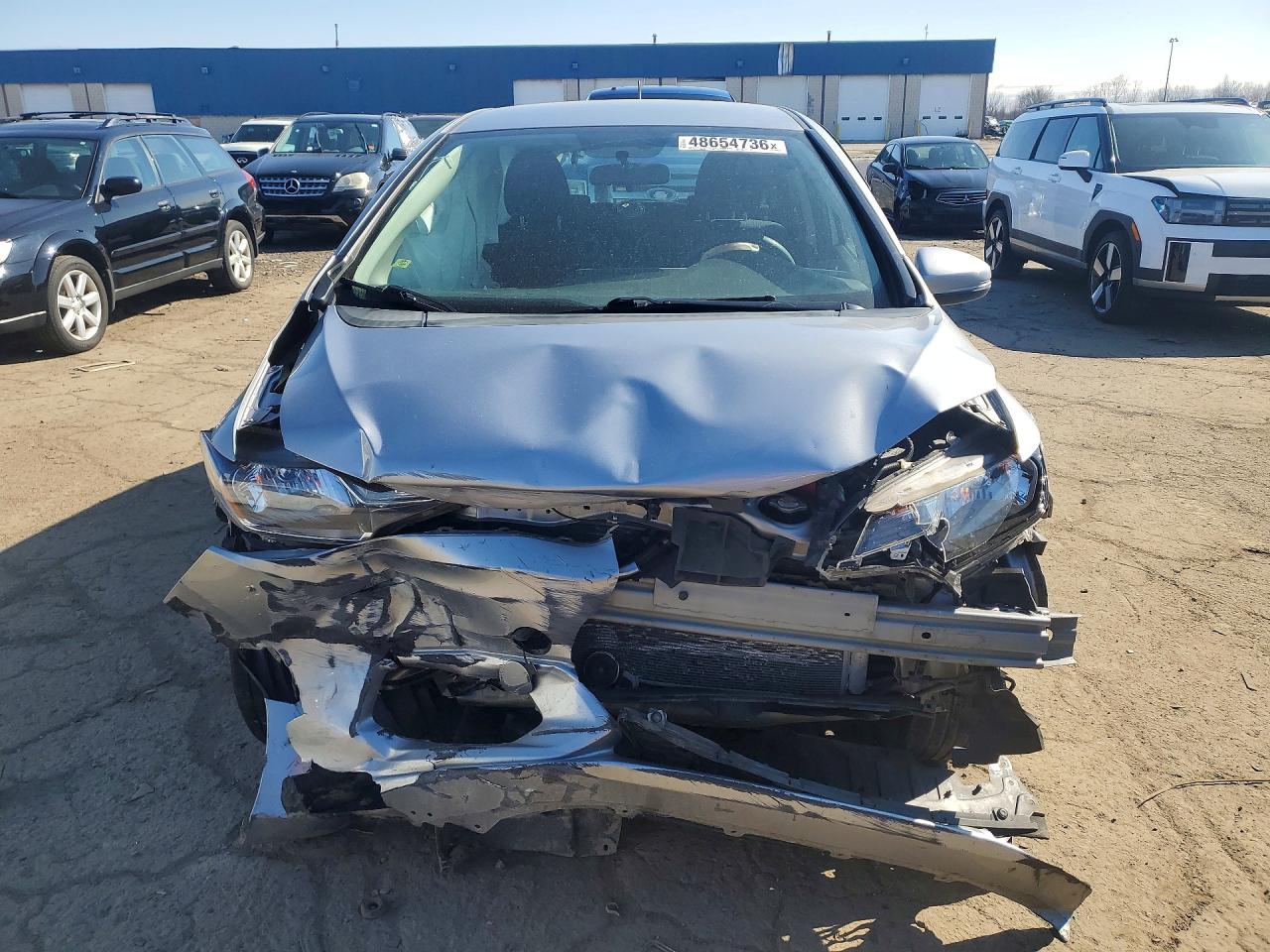 2019 Honda Fit Lx Silver vin: 3HGGK5H45KM714527