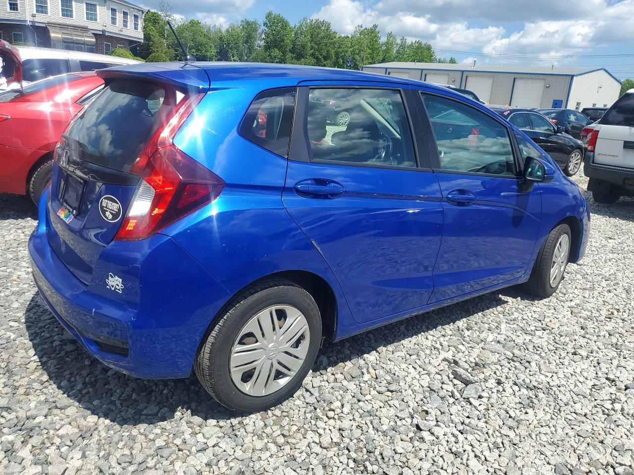 2018 Honda Fit Lx Blue vin: 3HGGK5H46JM712297