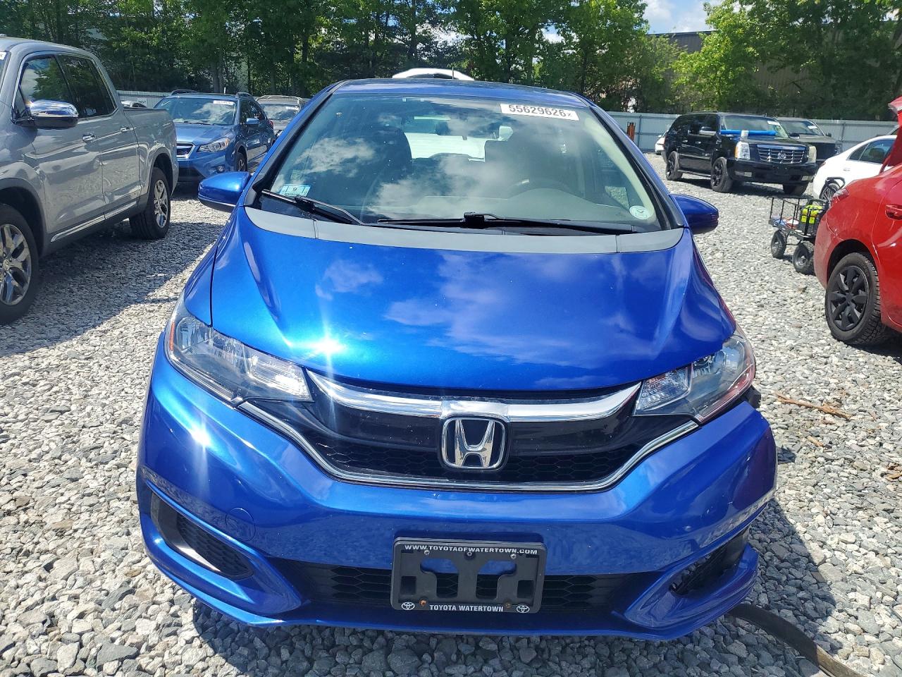 2018 Honda Fit Lx Blue vin: 3HGGK5H46JM712297
