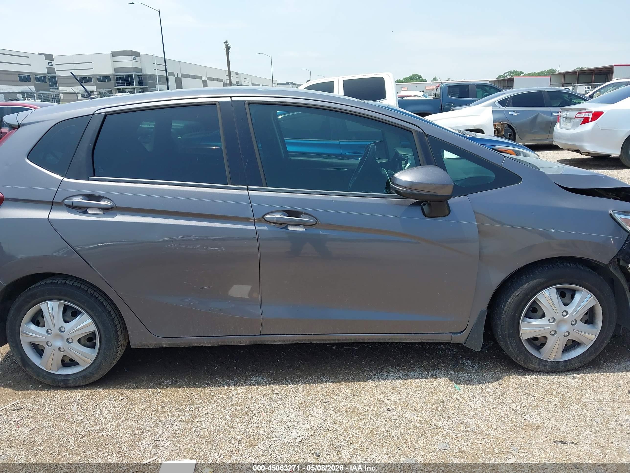 2019 Honda Fit Lx Серый vin: 3HGGK5H46KM713757
