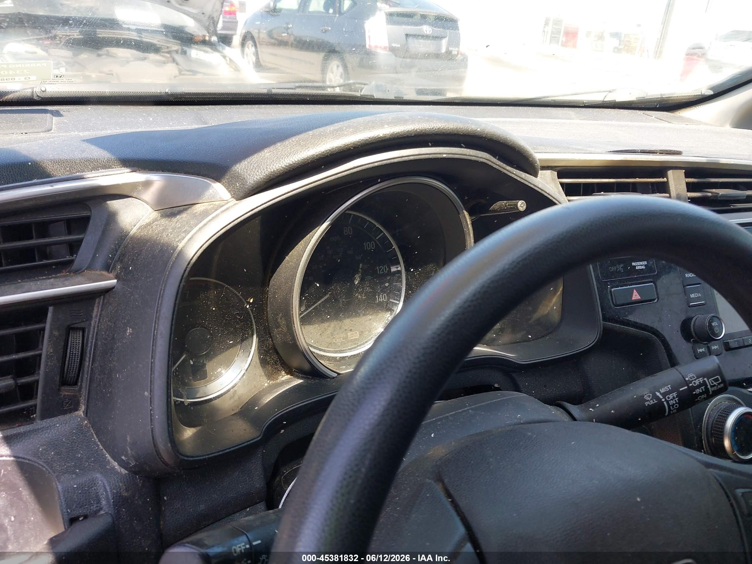 2019 Honda Fit Lx Black vin: 3HGGK5H48KM705501